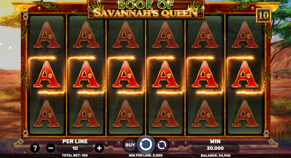 Game quay hũ LODE88 đến từ Spinomenal - Book Of Savannah's Queen